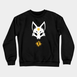 Japanese Kitsune Fox Mask Natsu Summer Crewneck Sweatshirt